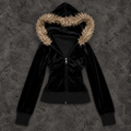 Sexy Slim Fur Hoodie