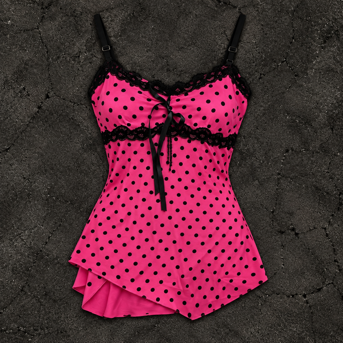 Polka dot Lace Tank