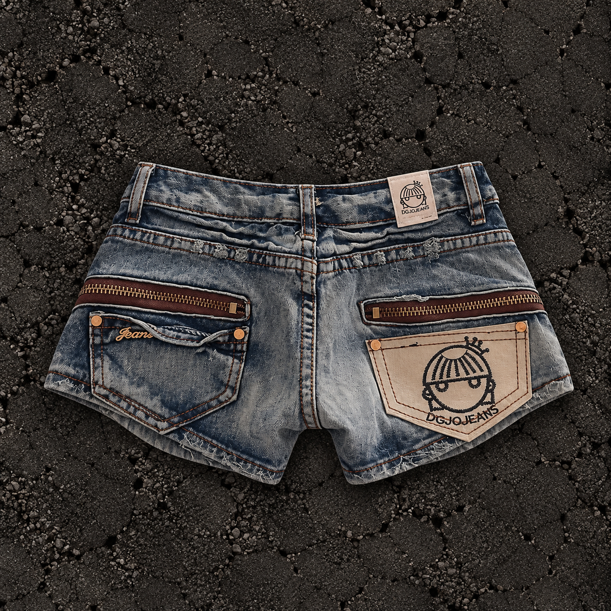 Japanese Style Mini Jean Shorts