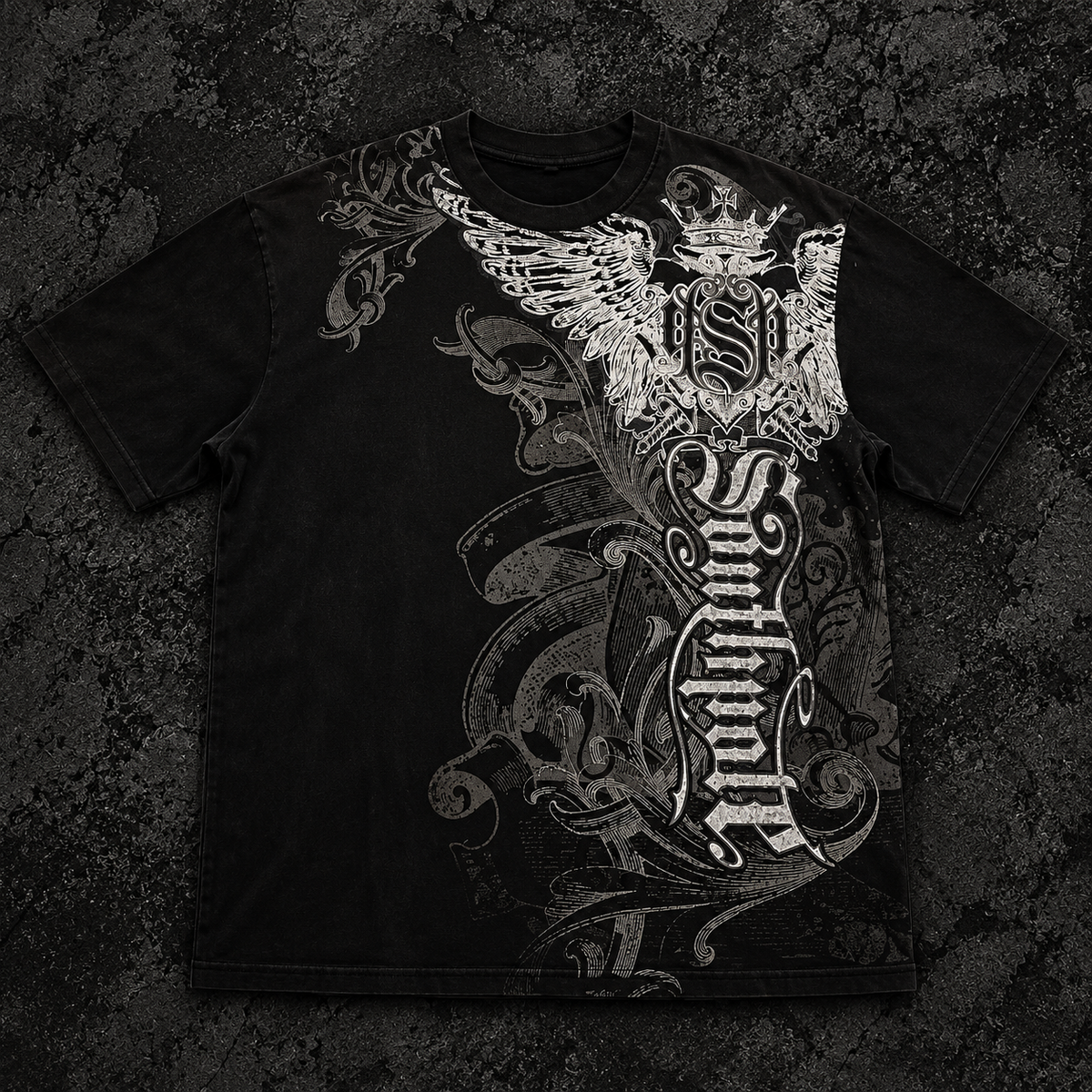 Gothic Crest Graphic Tee