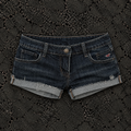 Deep Blue Denim Shorts